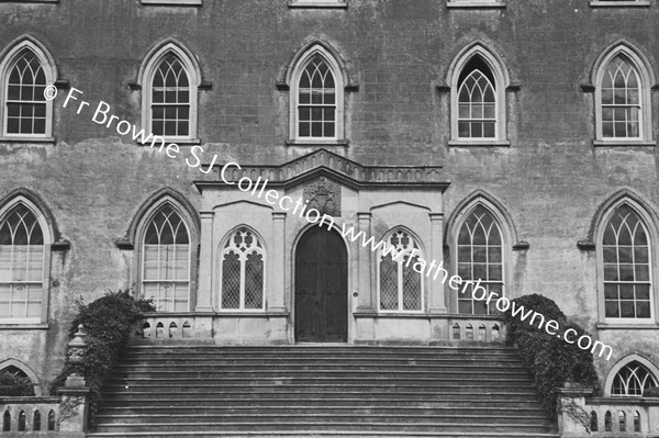 MOORE ABBEY  ENTRANCE STEPS AND PORCH